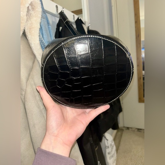 Tory Burch Embossed Bucket Bag - Picture 12 of 16